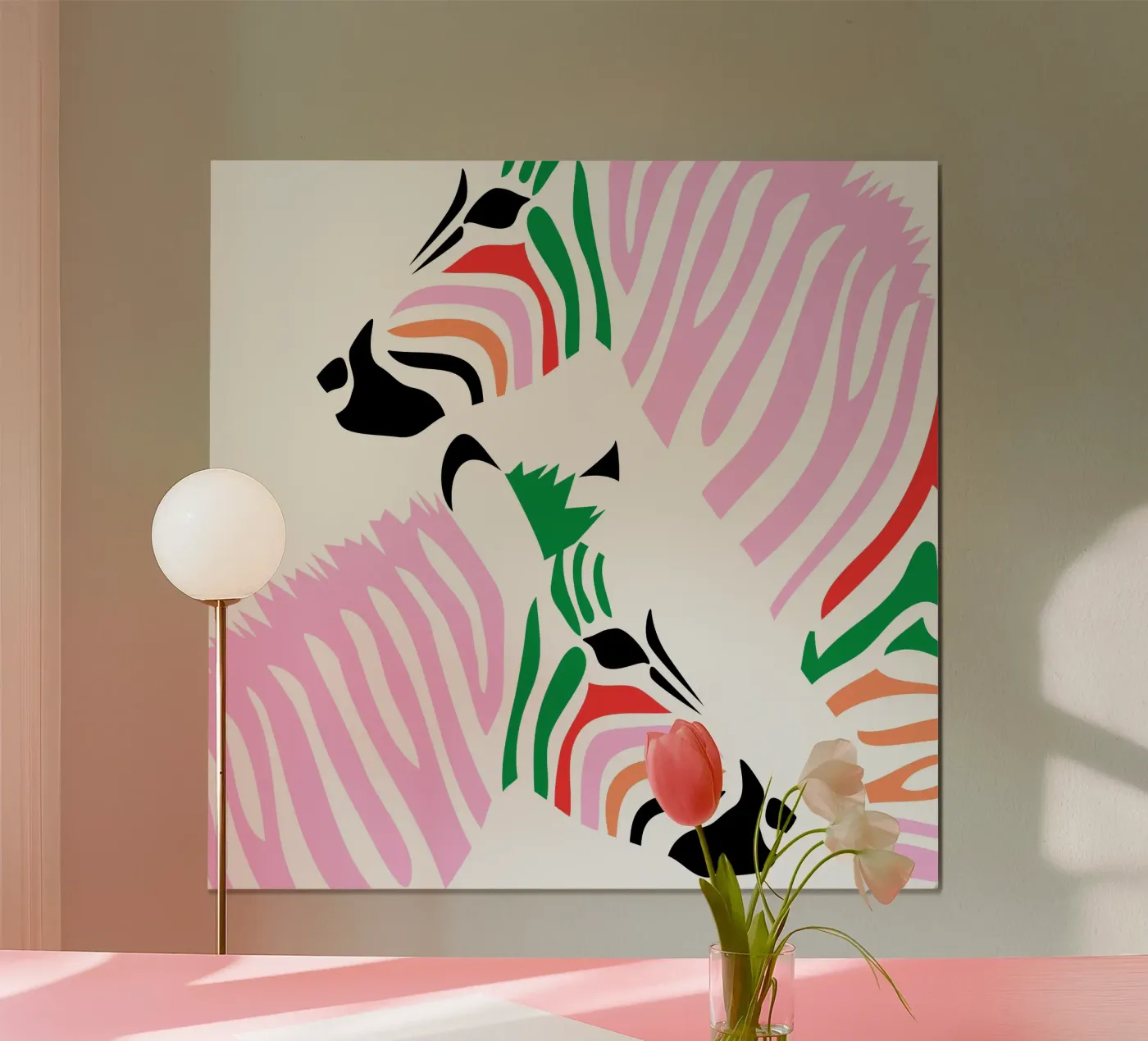 Nice zebra stripes poster da Bureau Purpur