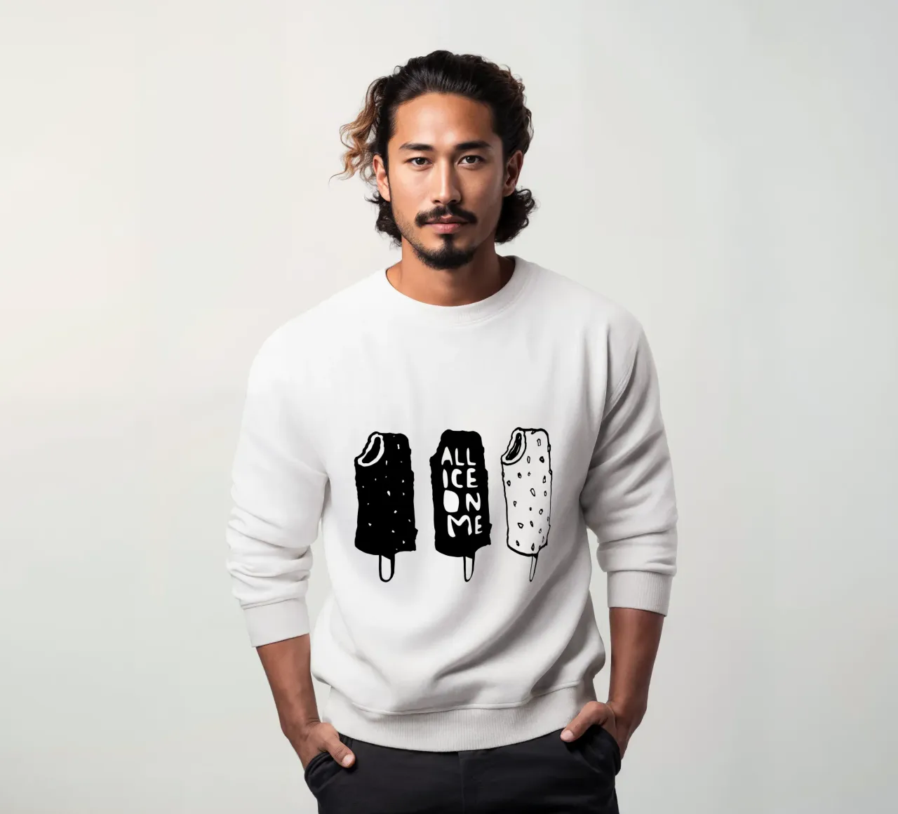 ALL ICE ON ME felpa da Gabi_Schöffel_Illustration