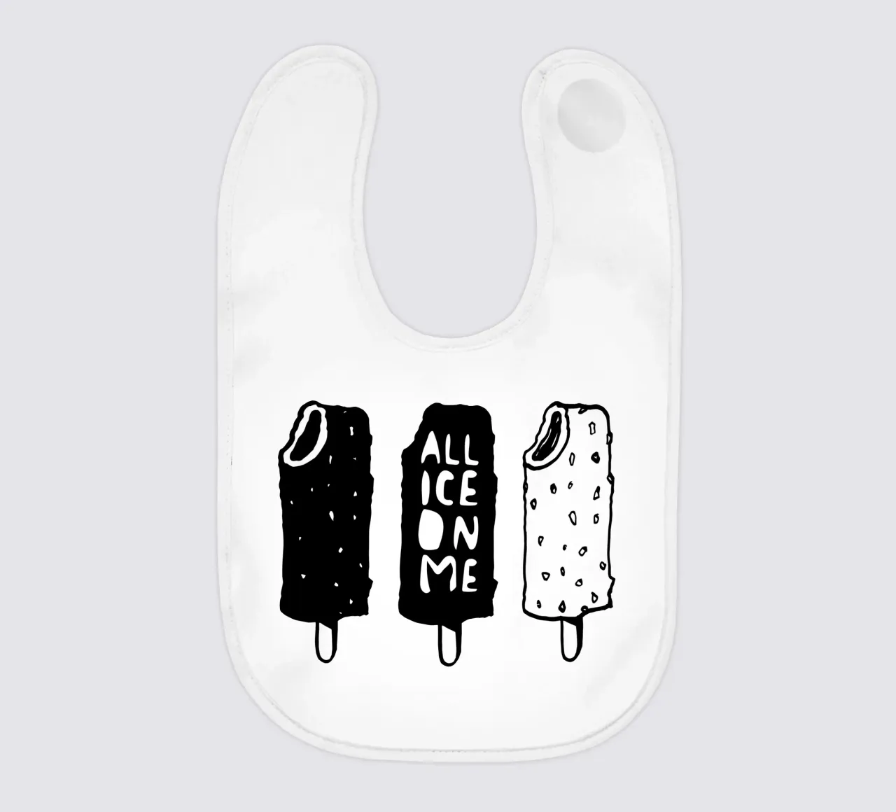 ALL ICE ON ME bavaglino da Gabi_Schöffel_Illustration