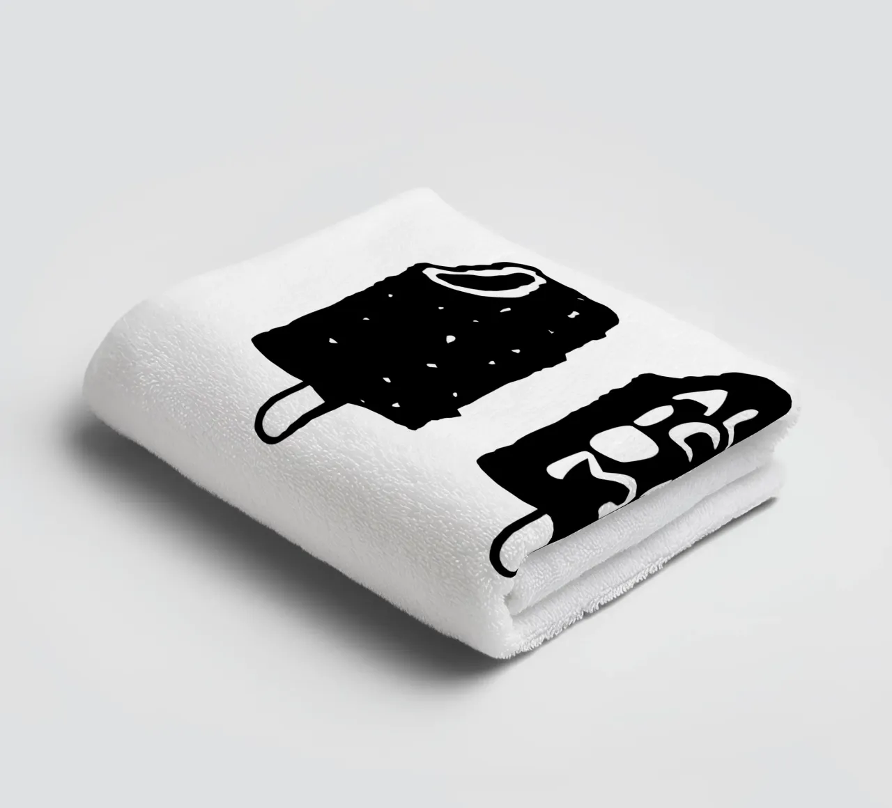 ALL ICE ON ME asciugamano da bagno da Gabi_Schöffel_Illustration