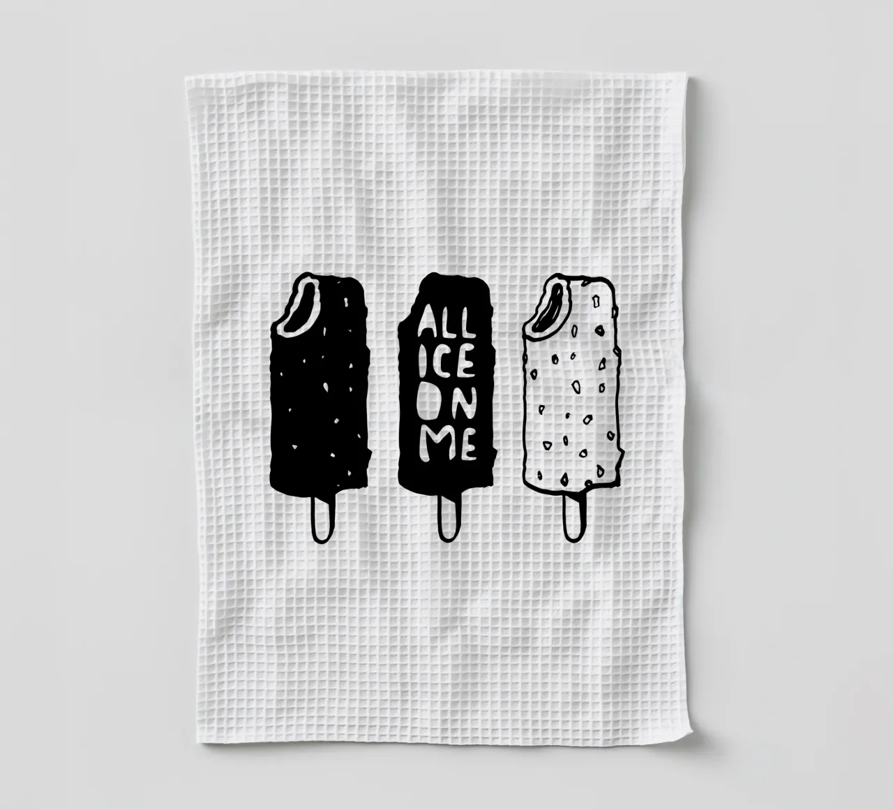 ALL ICE ON ME canovaccio da cucina da Gabi_Schöffel_Illustration