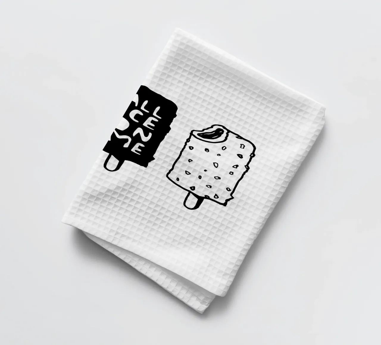 ALL ICE ON ME canovaccio da cucina da Gabi_Schöffel_Illustration