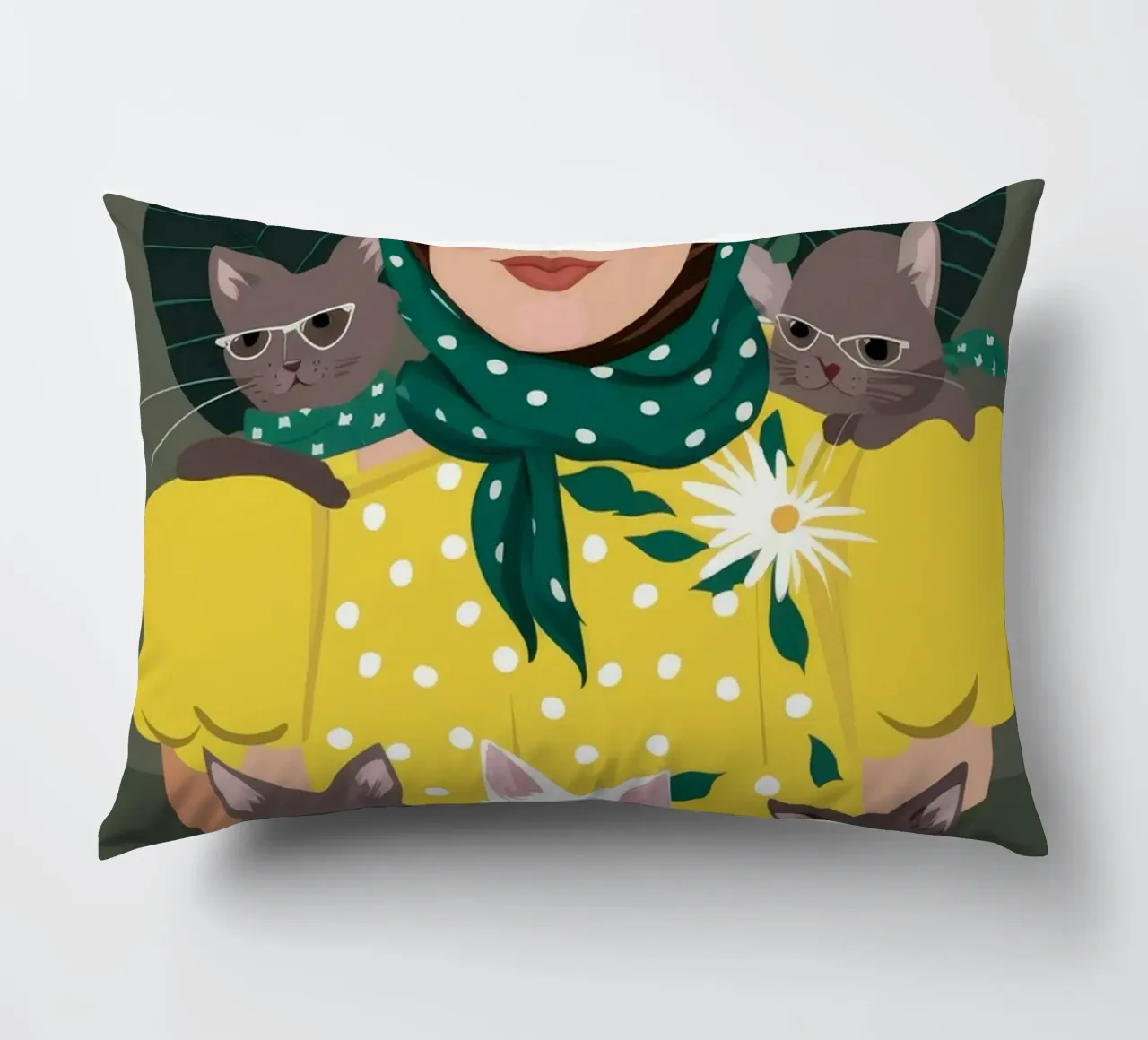 Accogliente compagnia cuscino da Petal Canvas