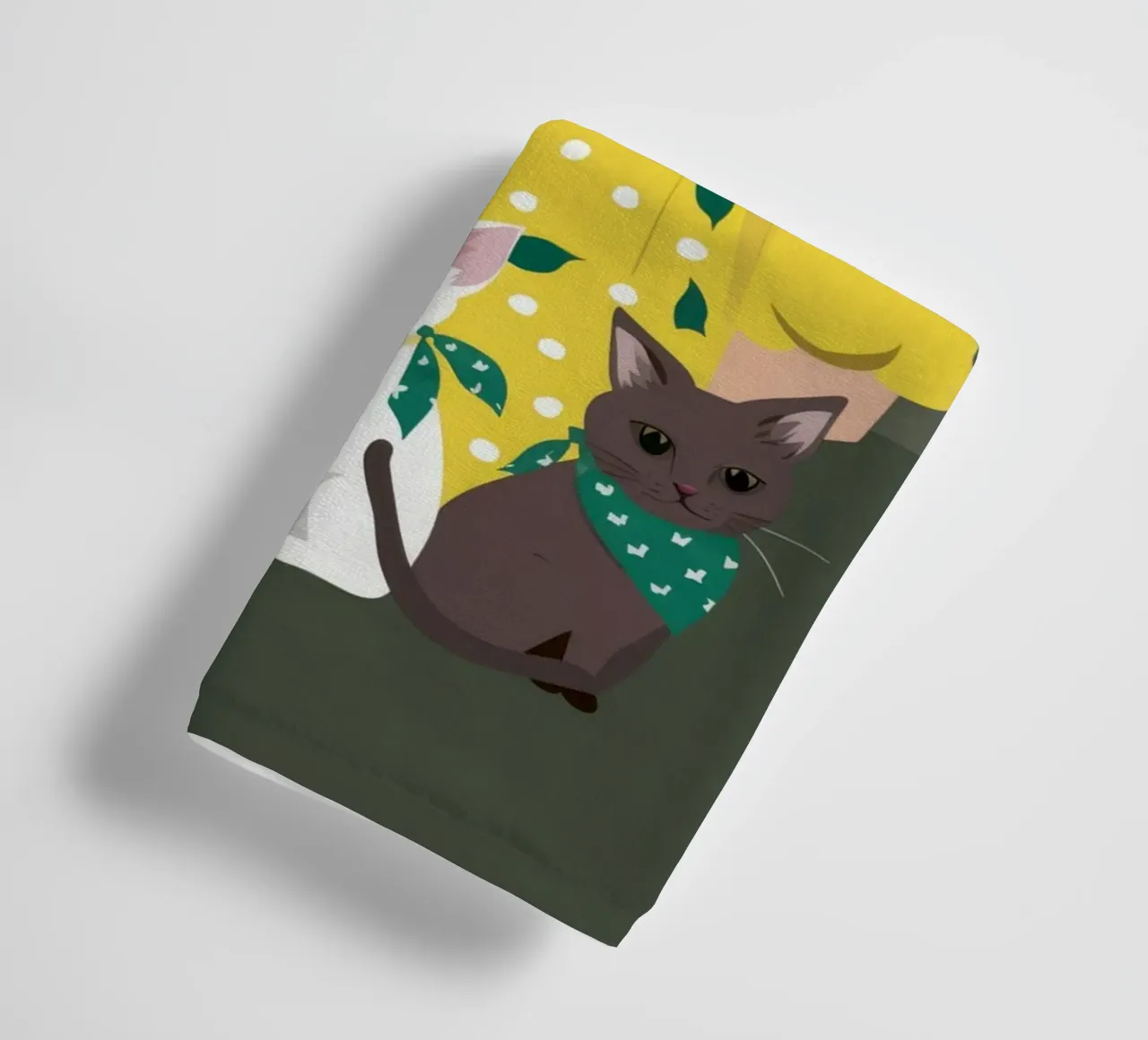 Gezellig gezelschap badhanddoek van Petal Canvas