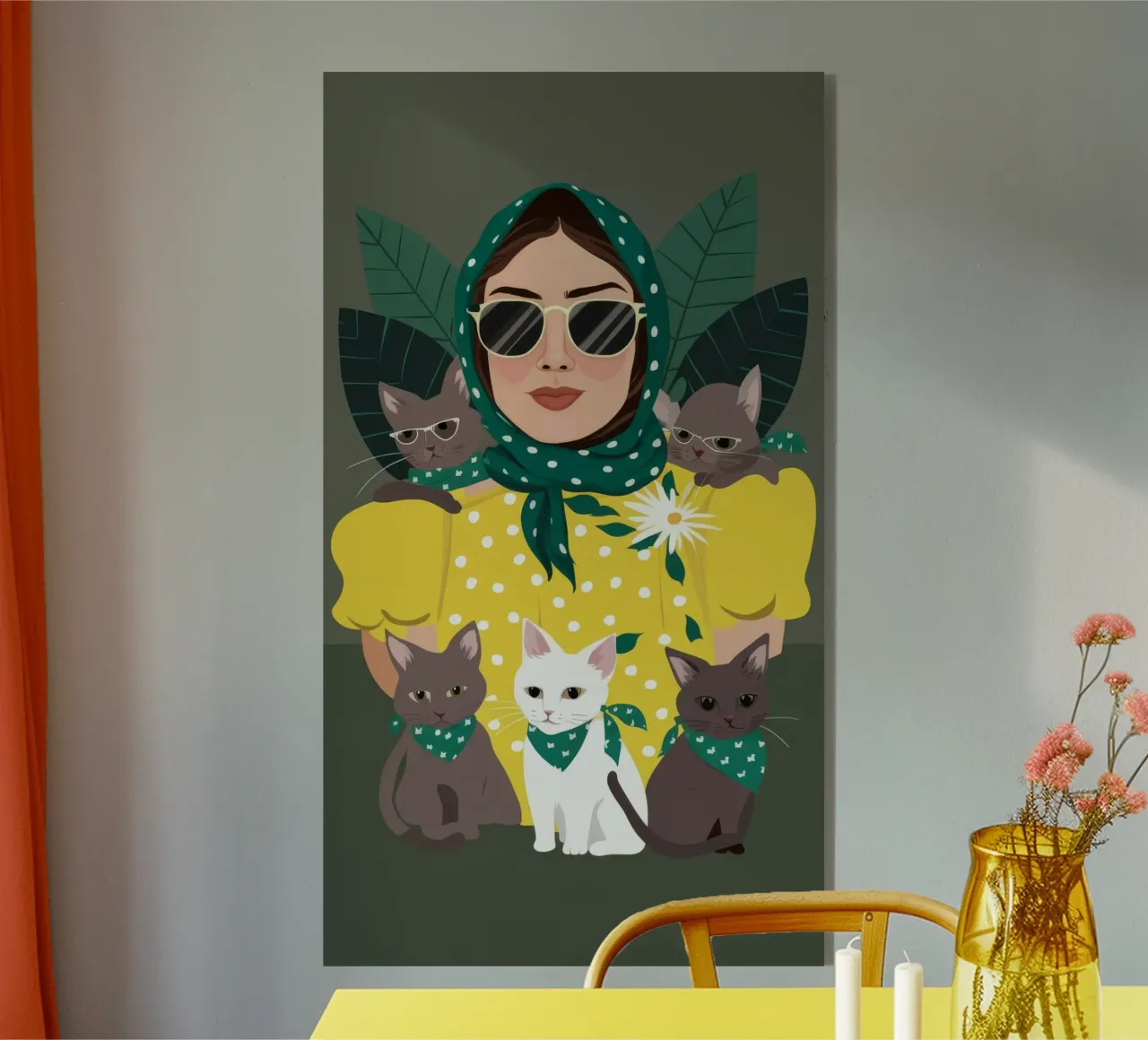 Accogliente compagnia plexiglass da Petal Canvas