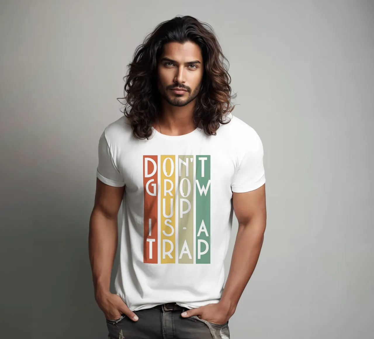Non crescere è una trappola t-shirt da Gunawan Rb