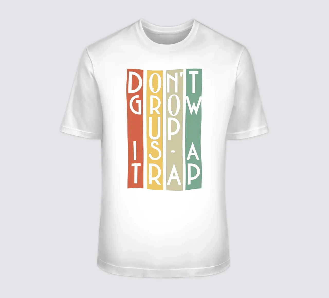 Non crescere è una trappola t-shirt da Gunawan Rb