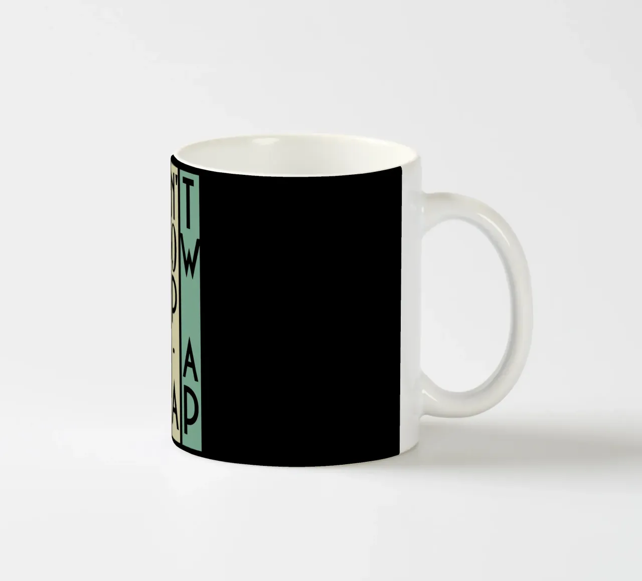 Non crescere è una trappola tazza in ceramica da Gunawan Rb