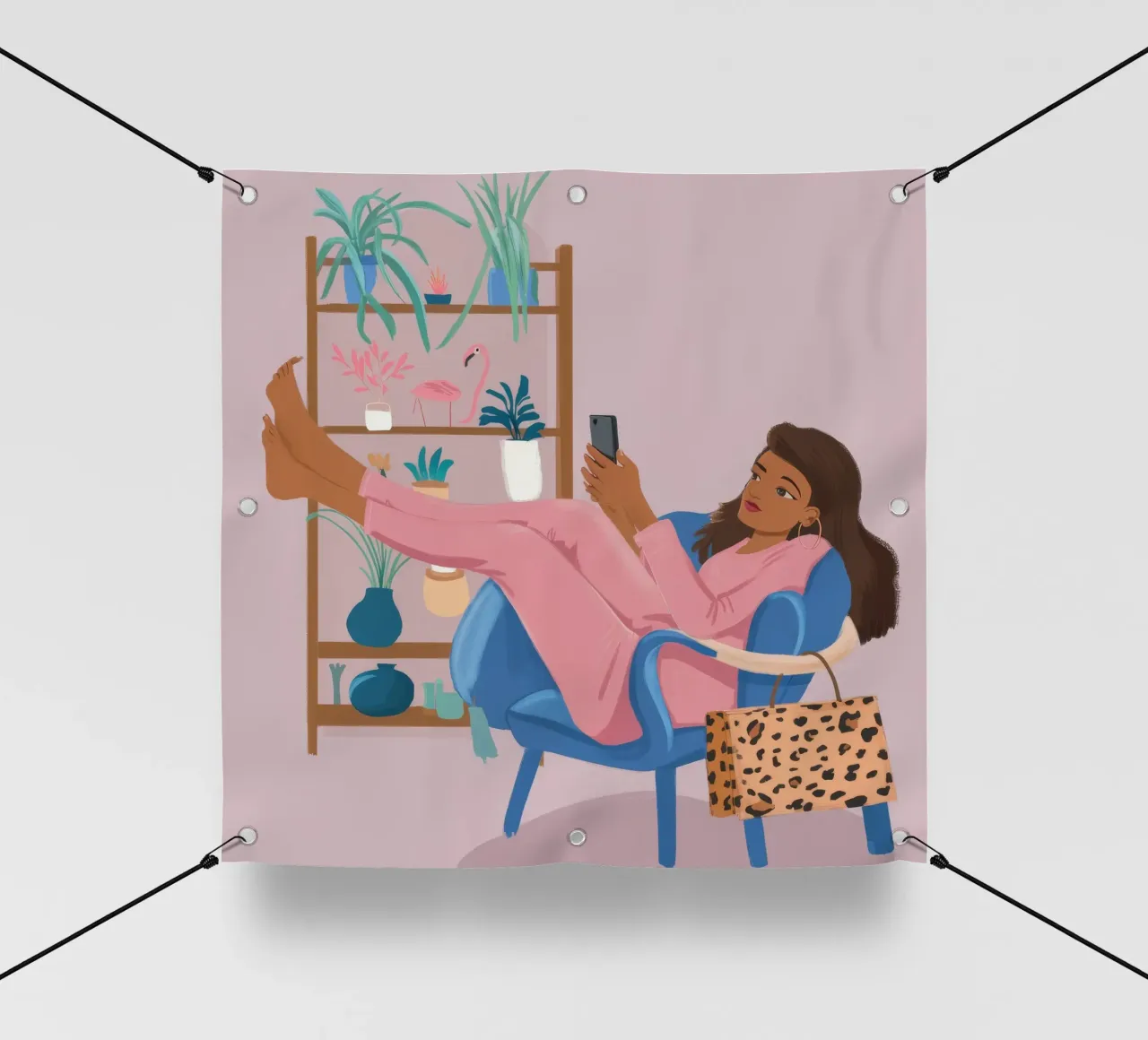 Creatività rilassata telo in pvc da Petal Canvas