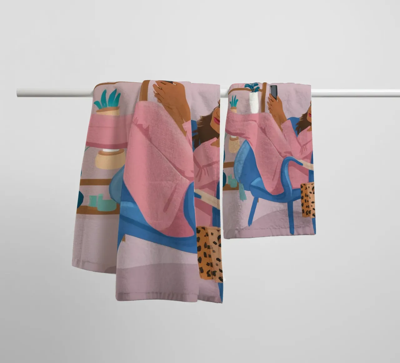 Creatività rilassata asciugamano da bagno da Petal Canvas