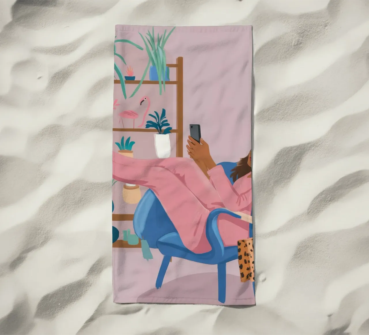 Creatività rilassata telo mare da Petal Canvas