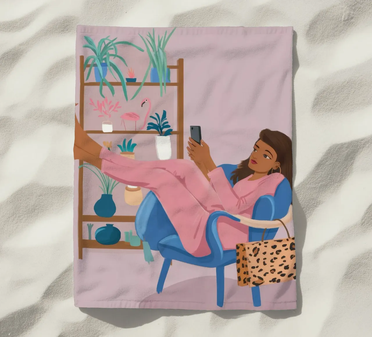 Creatività rilassata telo mare da Petal Canvas