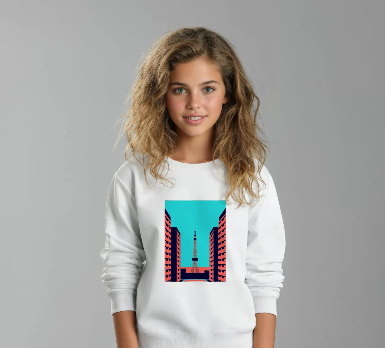 City of Paris kids sweatshirt by TODAY'S SHOP
