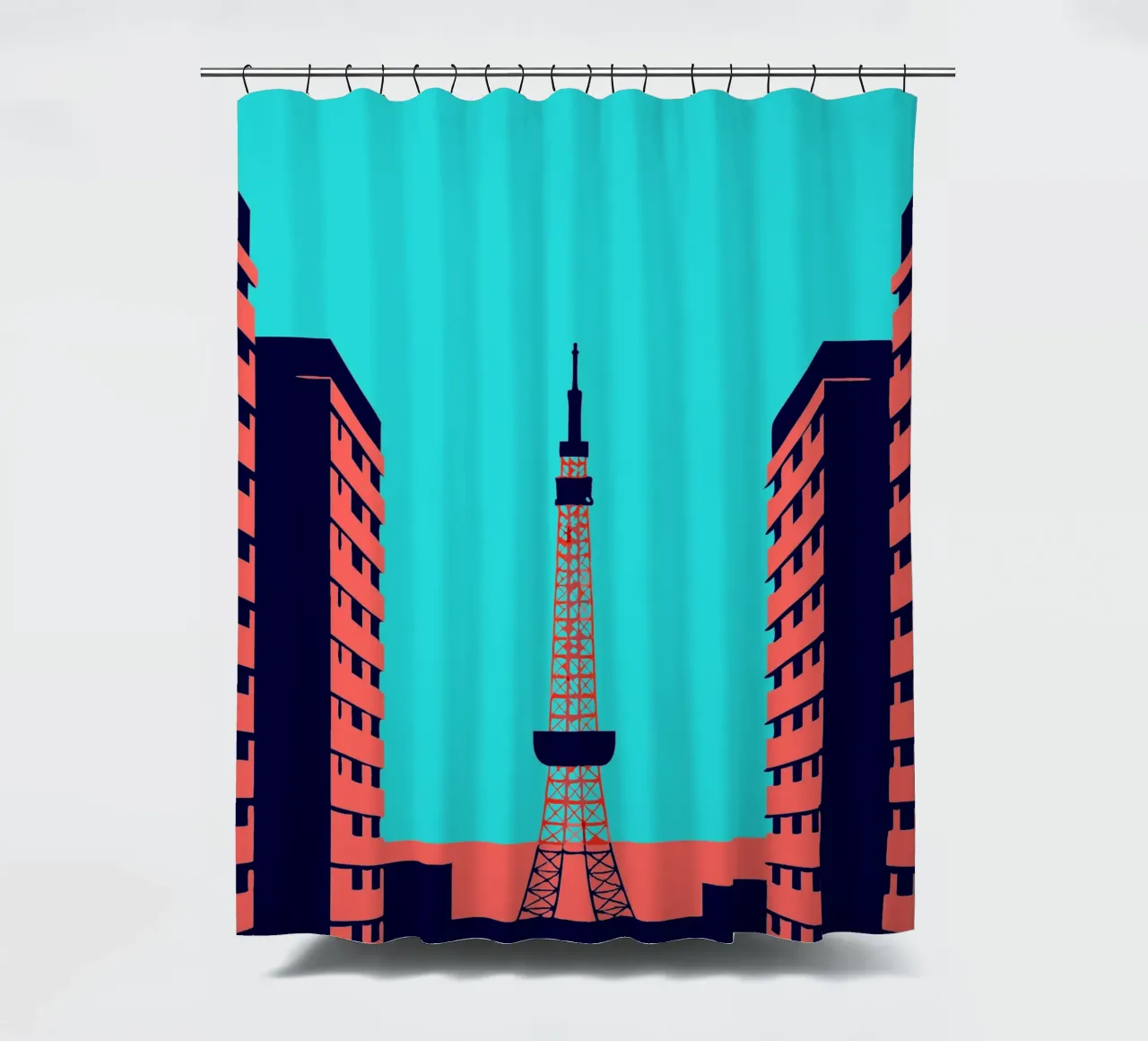 City of Paris shower curtain by TODAY'S SHOP