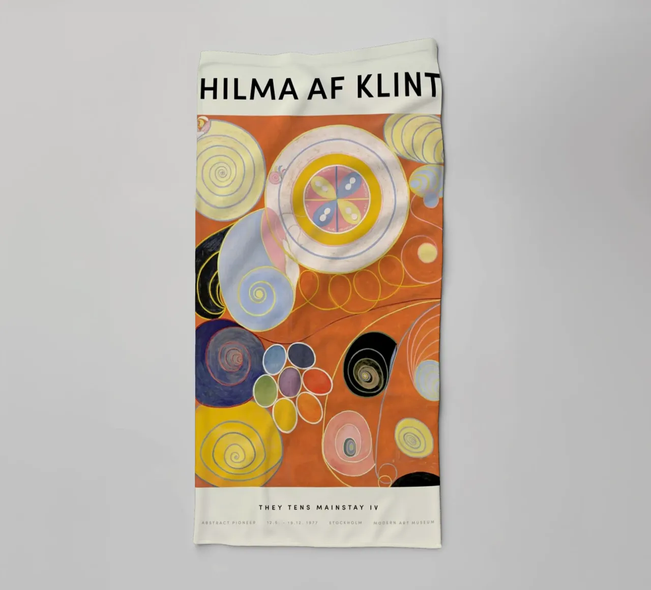Hilma af Klint - They Tens Mainstay IV toalla de baño de Vintage by JUNIQE