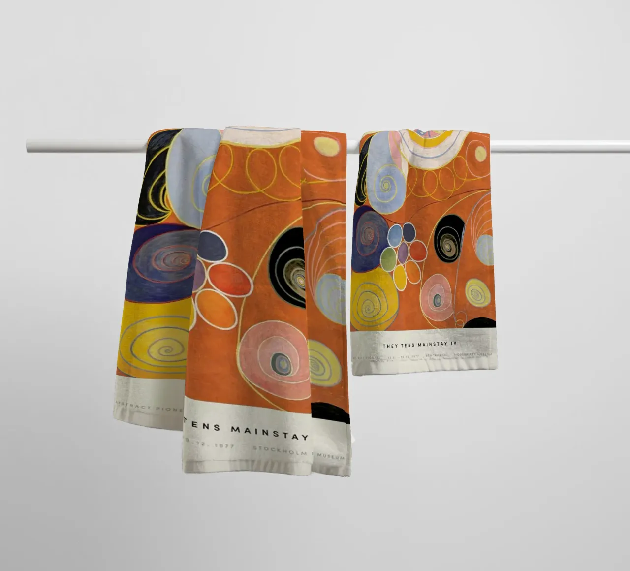 Hilma af Klint - They Tens Mainstay IV asciugamano da bagno da Vintage by JUNIQE