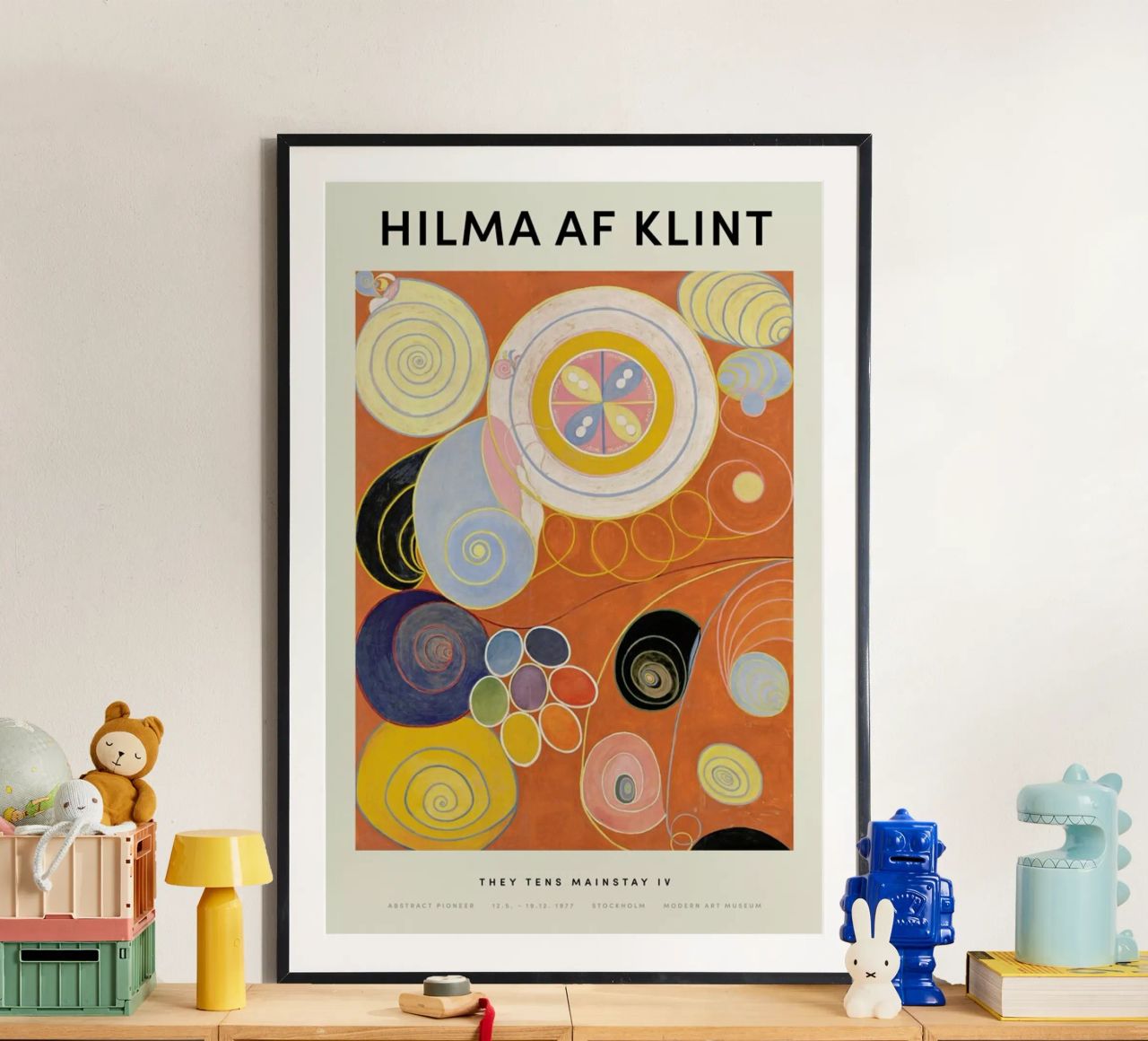 Hilma af Klint - They Tens Mainstay IV poster by Vintage by JUNIQE