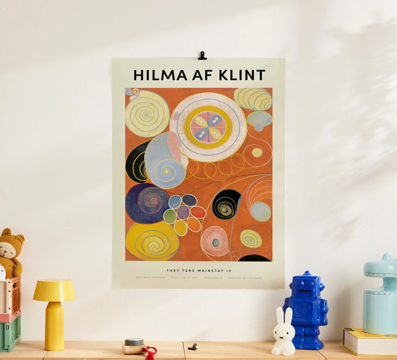 Hilma af Klint - They Tens Mainstay IV poster by Vintage by JUNIQE