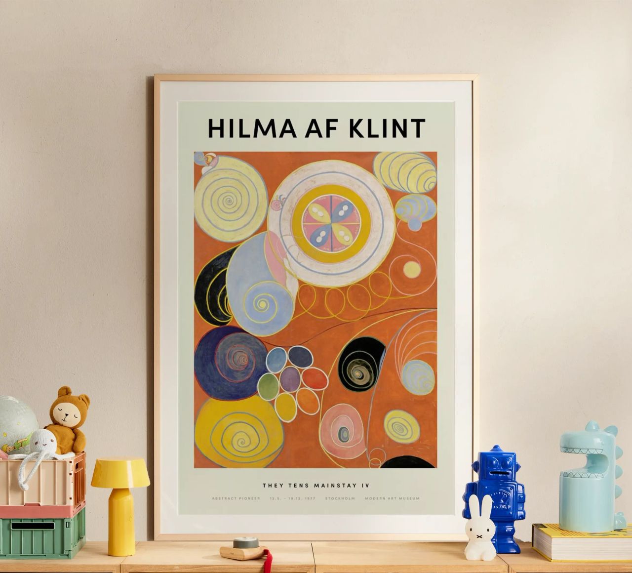 Hilma af Klint - They Tens Mainstay IV poster by Vintage by JUNIQE