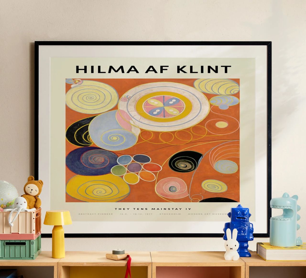Hilma af Klint - They Tens Mainstay IV poster by Vintage by JUNIQE