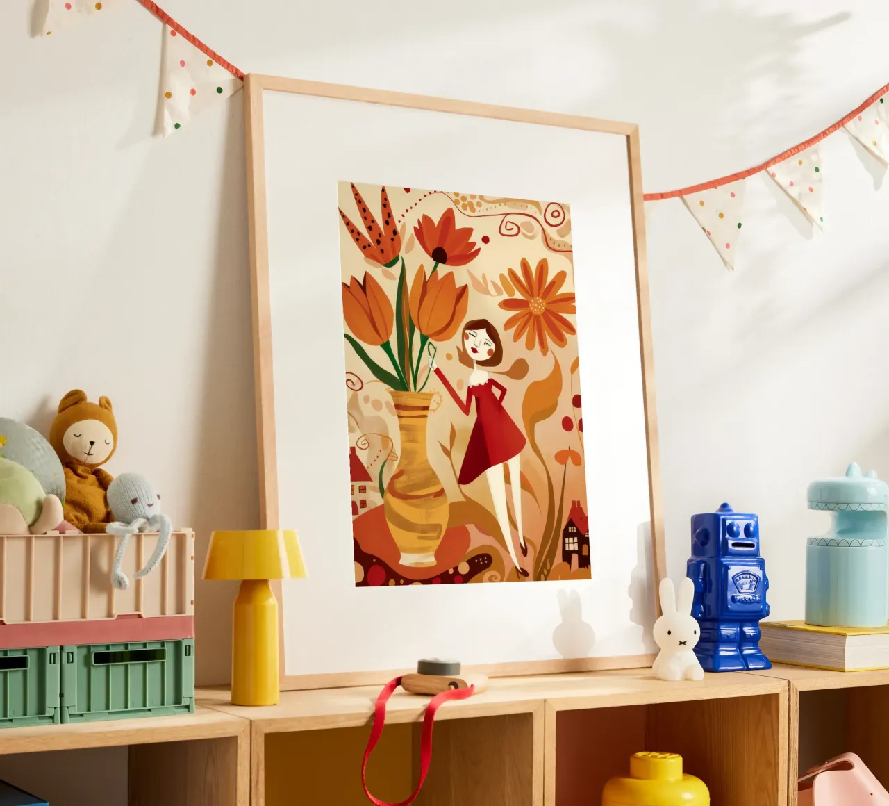 Fiore gioioso poster da Petal Canvas