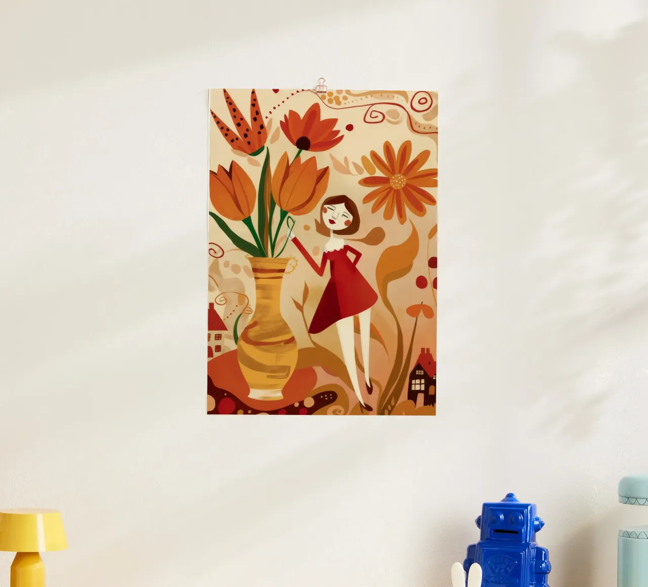 Flor alegre hahnemühle de Petal Canvas