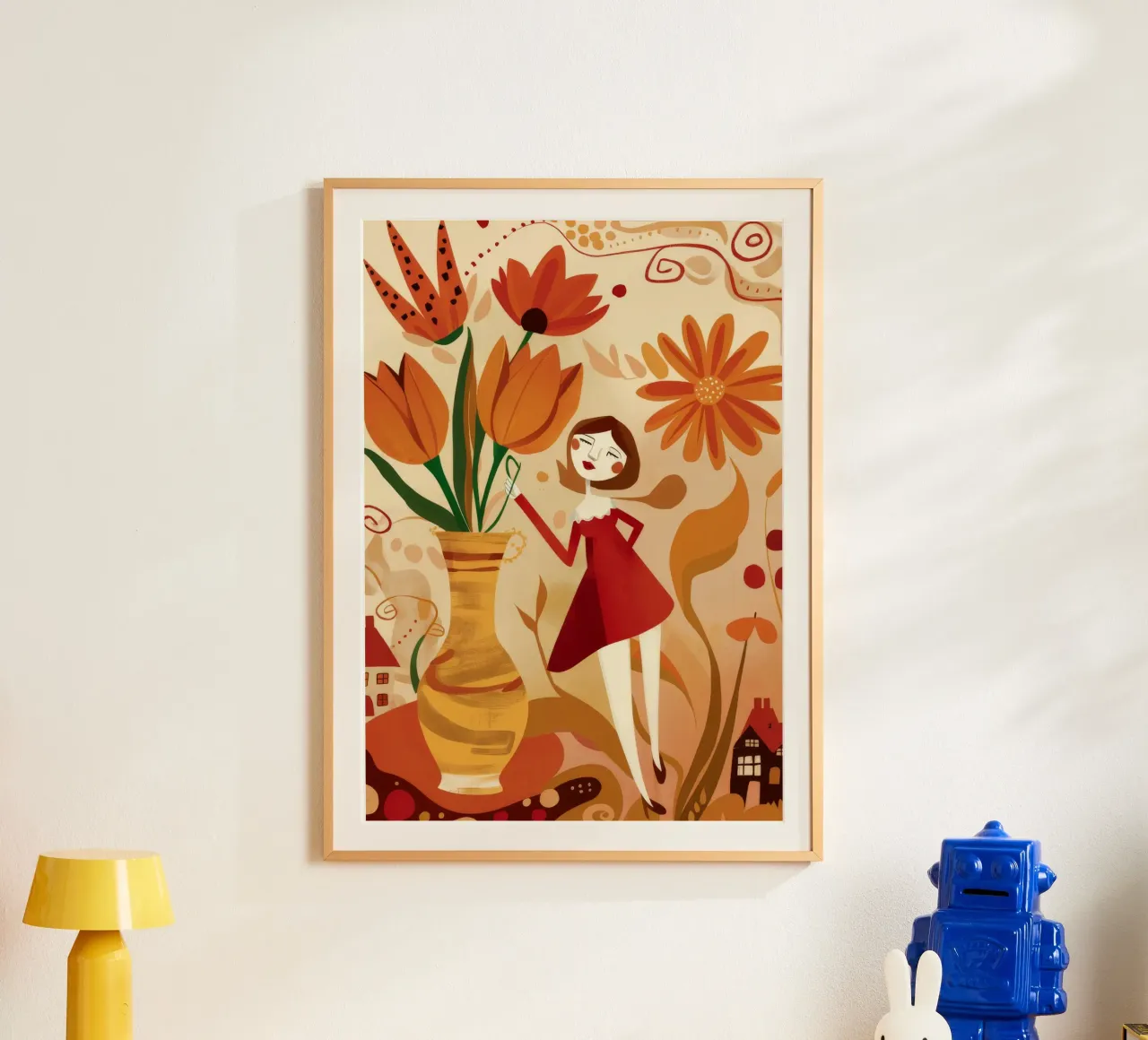 Fiore gioioso poster da Petal Canvas