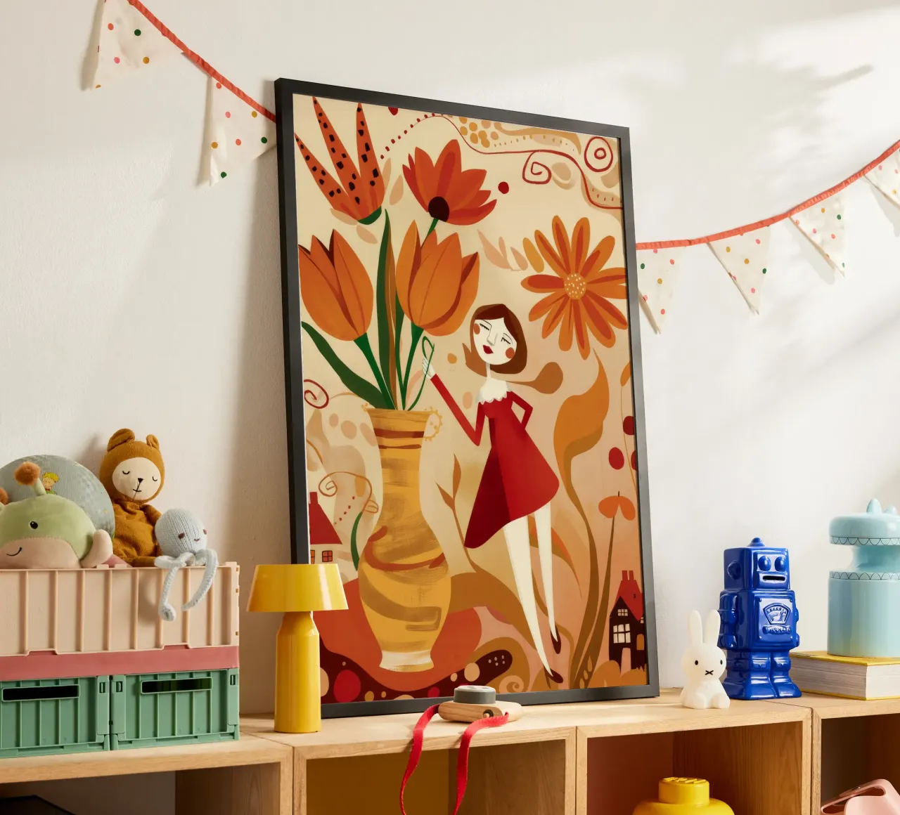 Fiore gioioso poster da Petal Canvas