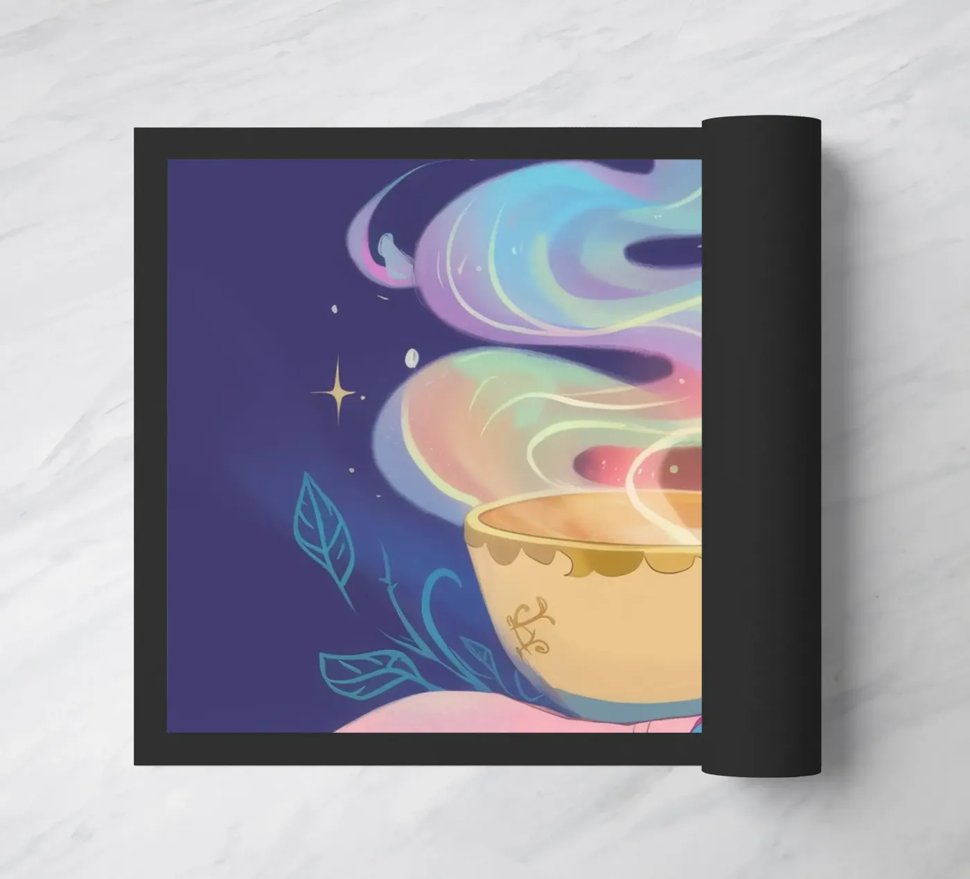 Mystical Brew doormat by Petal Canvas