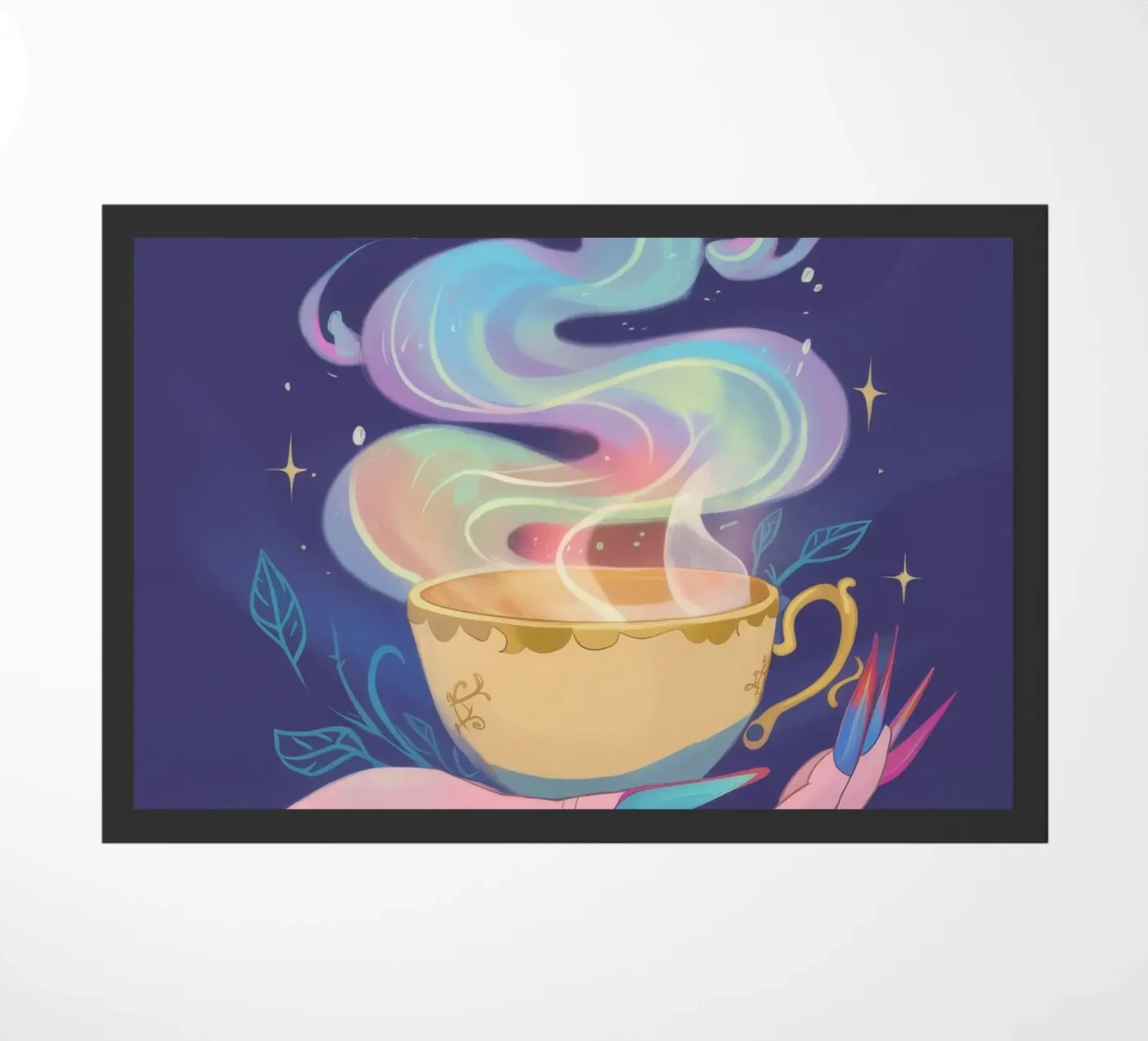 Mystical Brew doormat by Petal Canvas