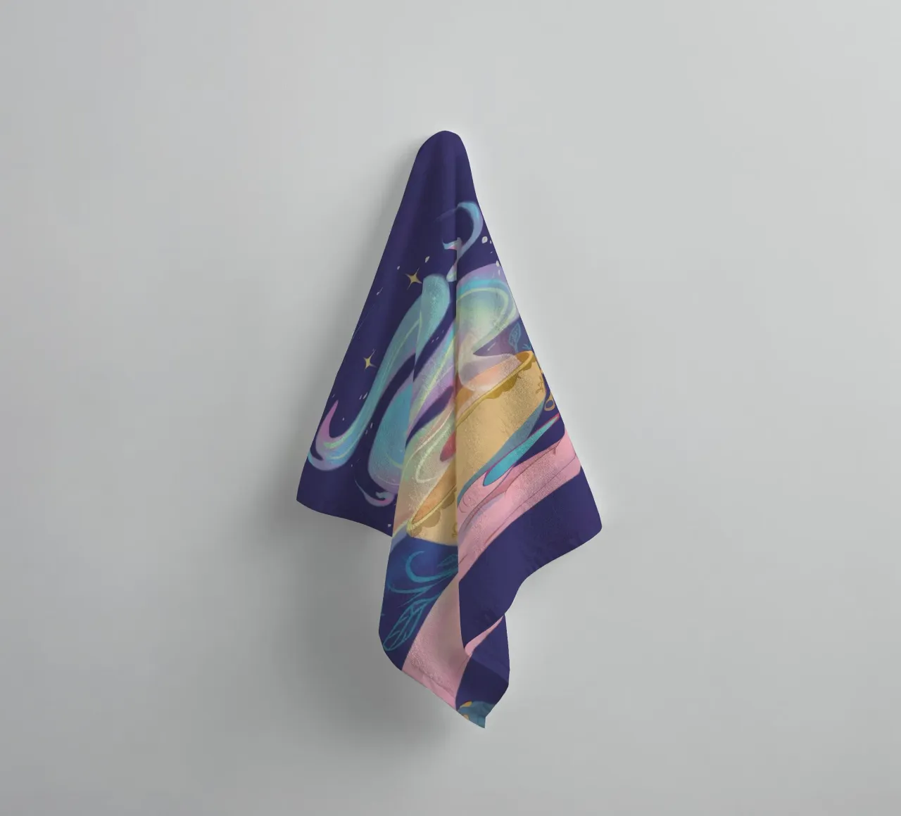 Brassage mystique serviette de bain de Petal Canvas