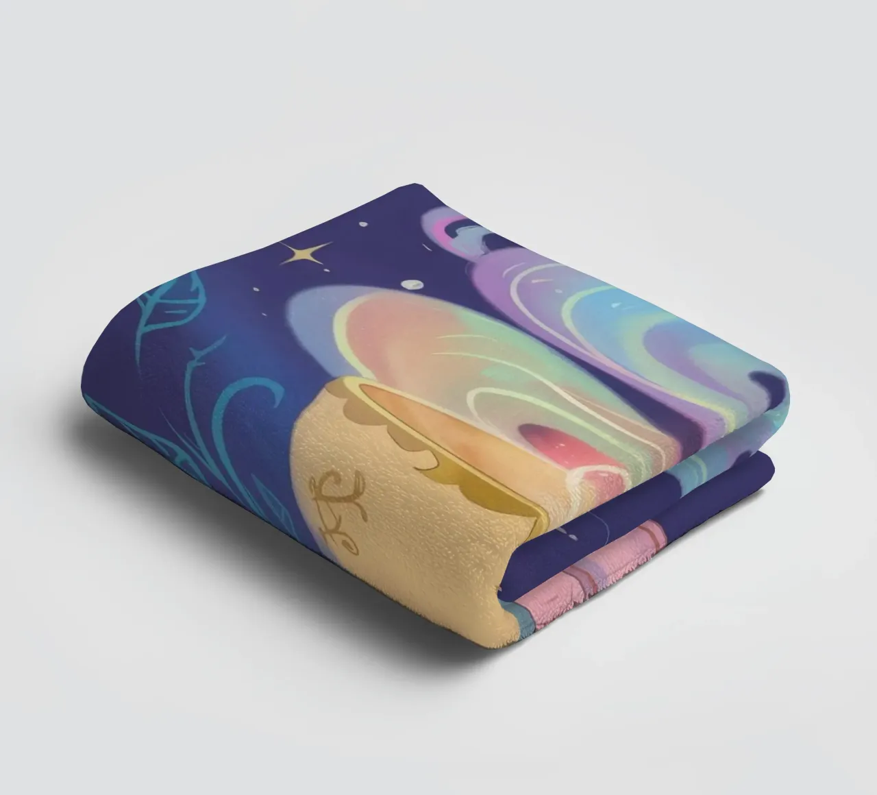 Brassage mystique serviette de bain de Petal Canvas
