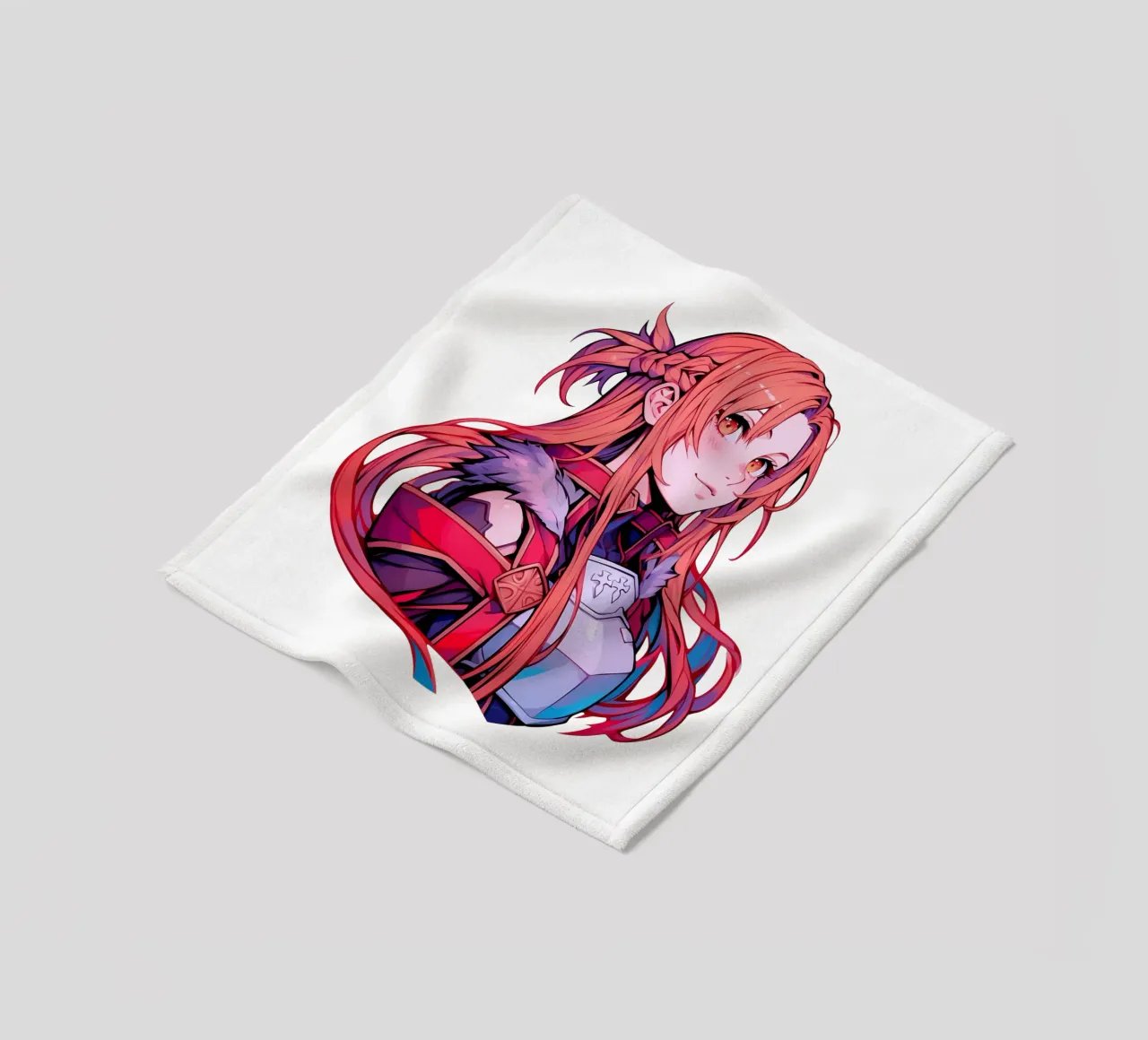 Anime di ragazze con i capelli lunghi di tendenza coperta in pile da Urban Life