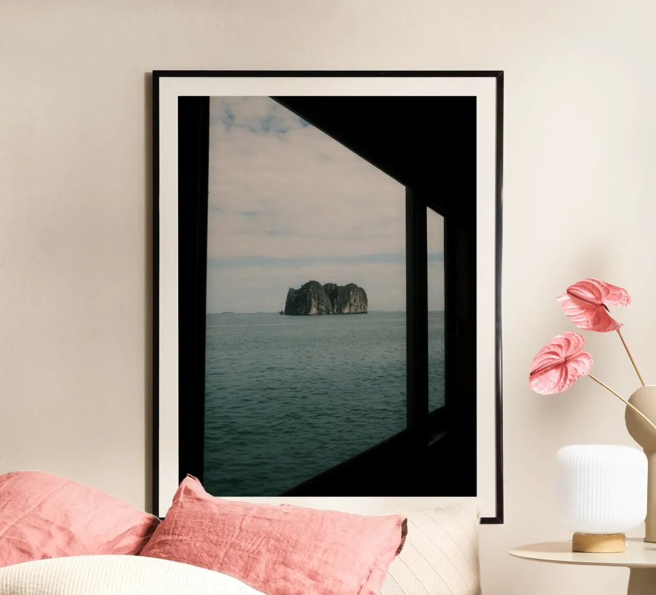 Framed by the Sea at Halong Bay carta hahnemühle da FujiPrints