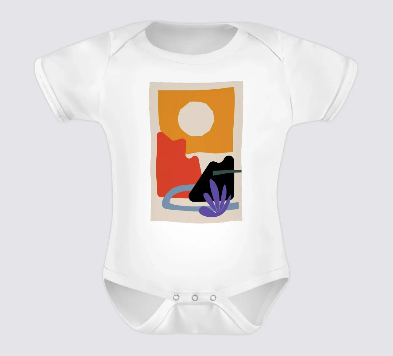Sun Garden Kurzarm Babybody von Pure