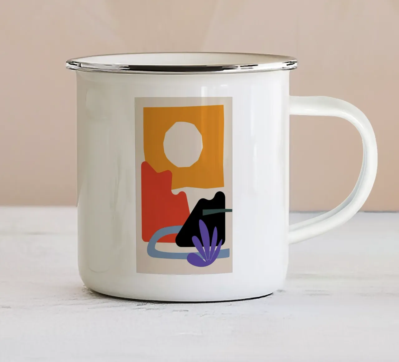 Sun Garden tazza in smalto da Pure