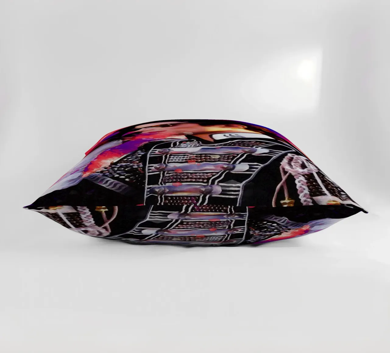 Smudge of Portrait Michael Jackson decorative cushion by Gunawan Rb