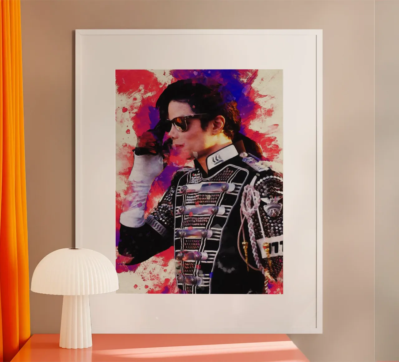 Smudge of Portrait Michael Jackson hahnemühle by Gunawan Rb