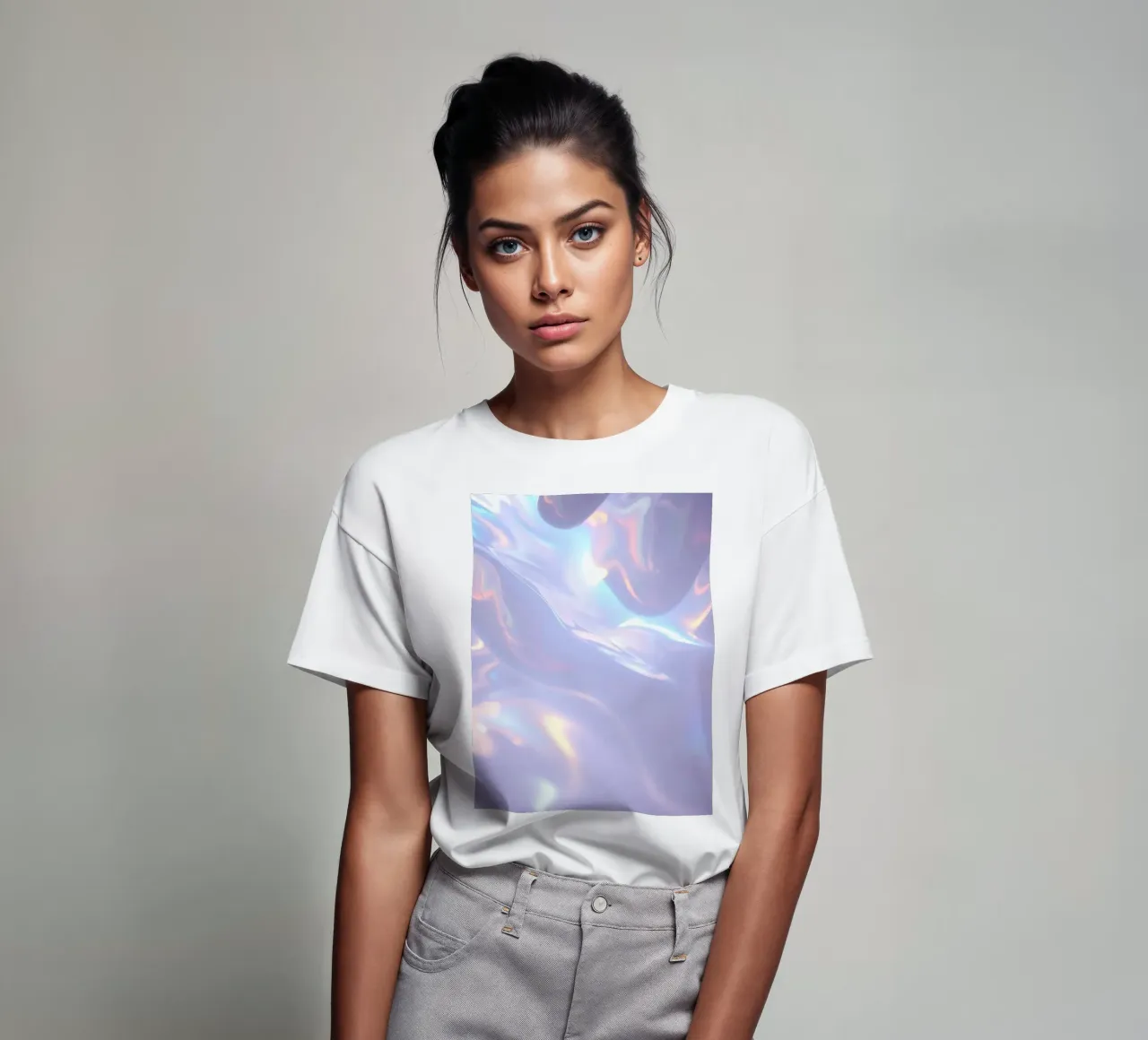 superficie che riflette colori e motivi morbidi t-shirt da DesignDoodle