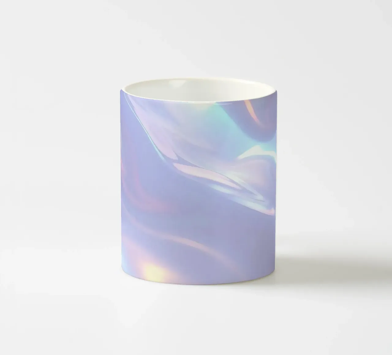 surface reflétant des couleurs et des motifs doux mug en céramique de DesignDoodle