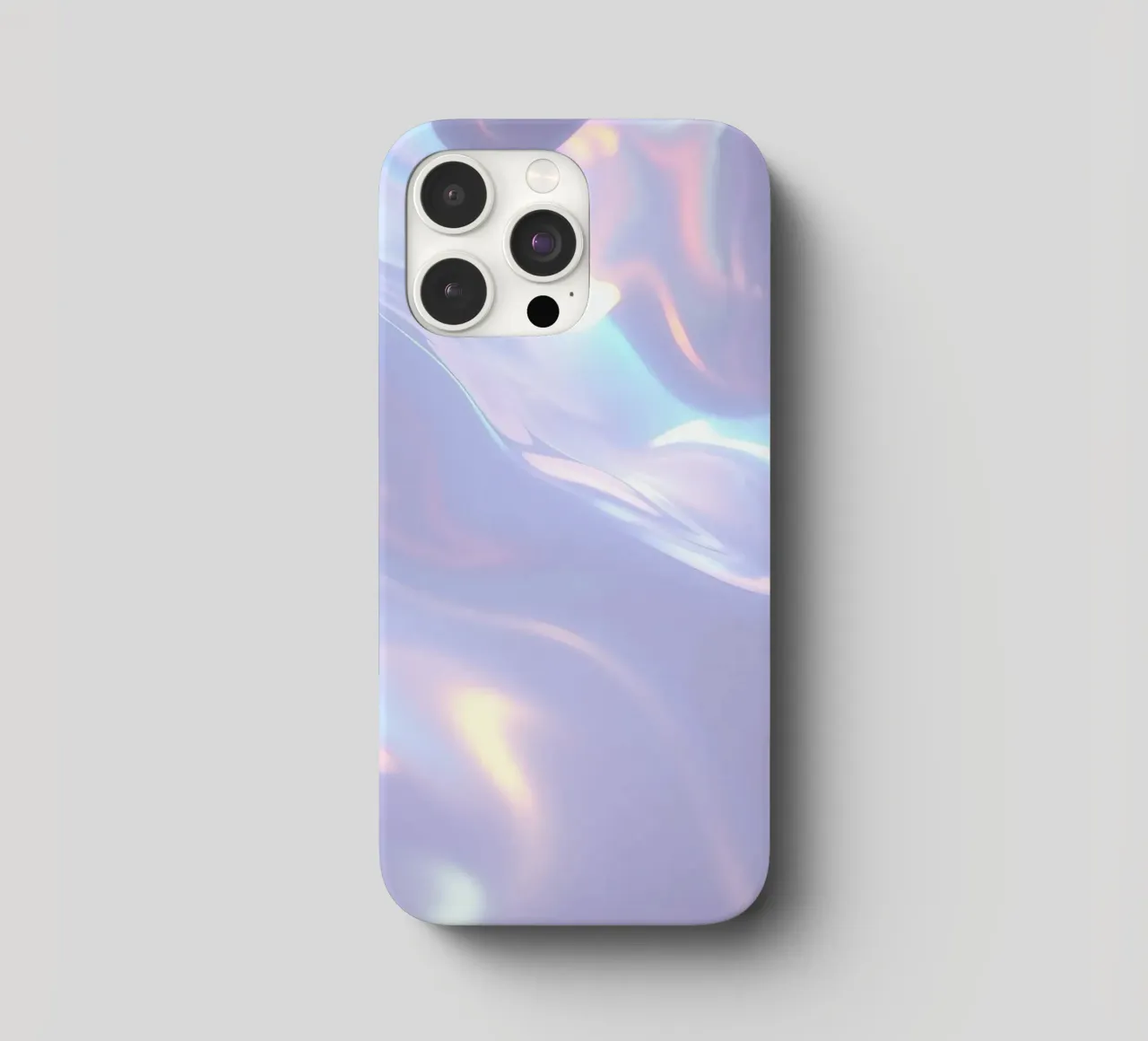 surface reflecting soft colors and patterns iphone case by DesignDoodle
