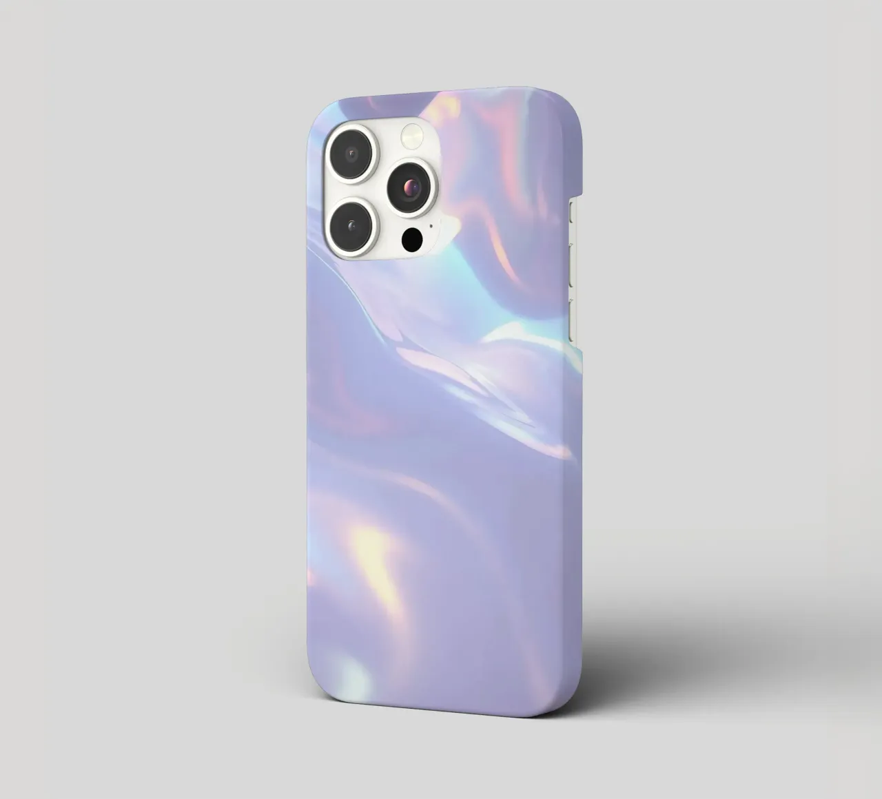 surface reflecting soft colors and patterns iphone case by DesignDoodle