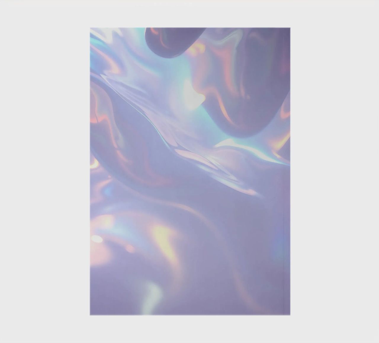 surface reflecting soft colors and patterns notebook by DesignDoodle
