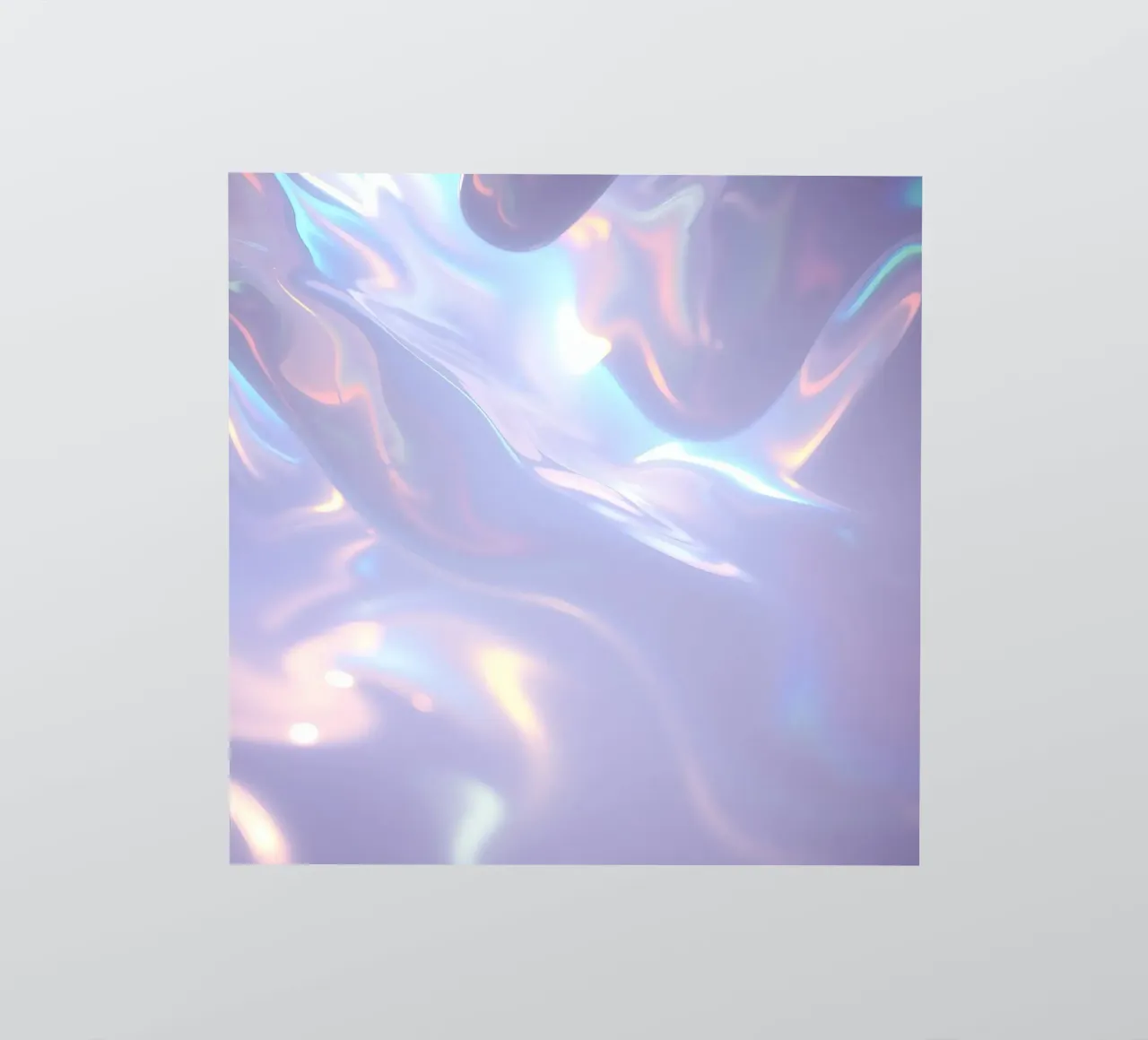 surface reflecting soft colors and patterns sticker by DesignDoodle