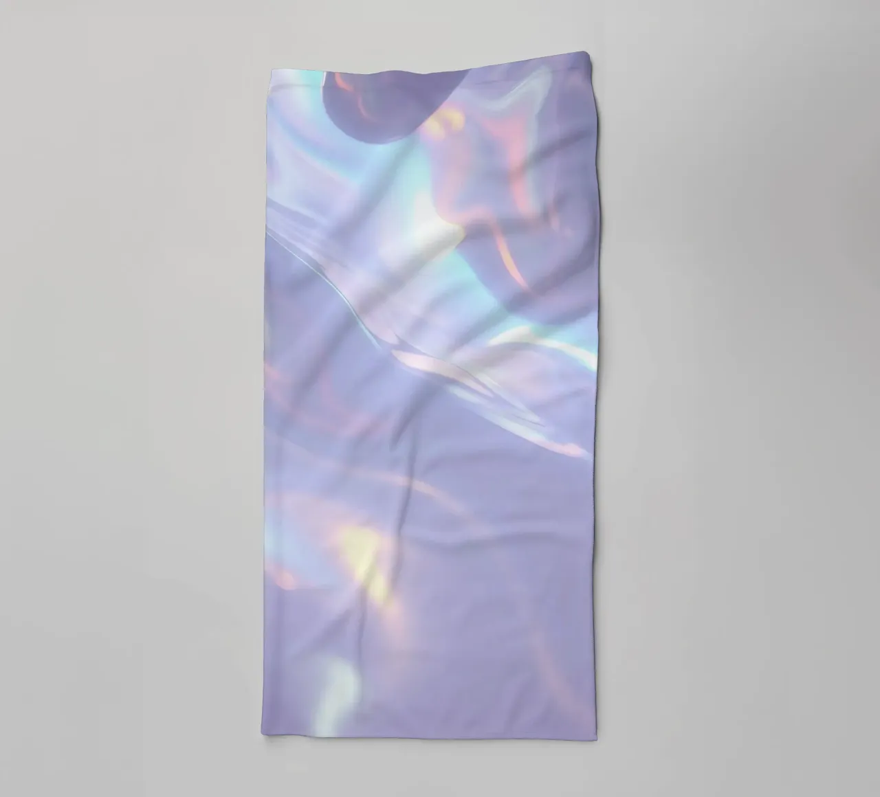 surface reflecting soft colors and patterns towel by DesignDoodle