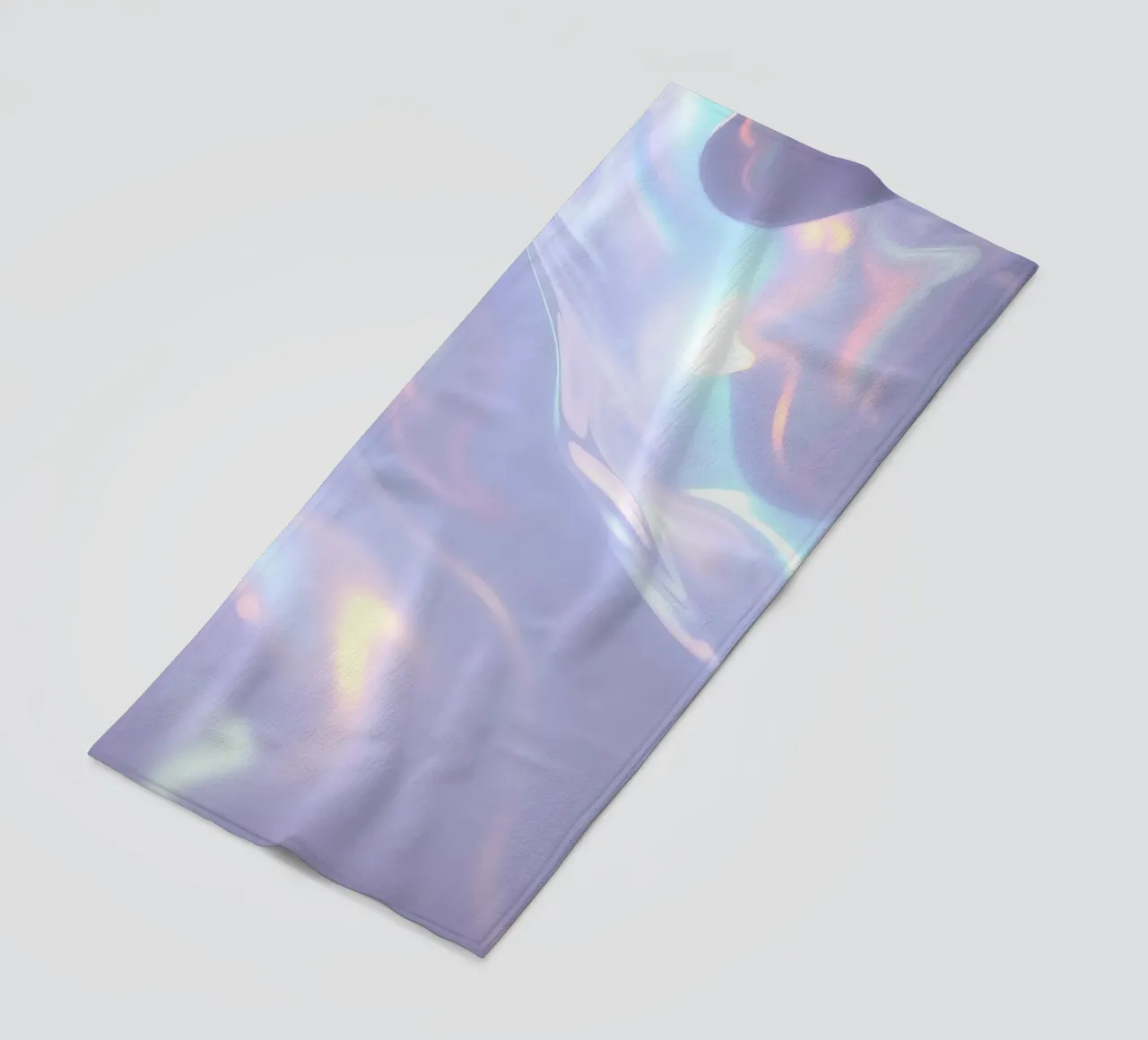 surface reflecting soft colors and patterns beach towel by DesignDoodle