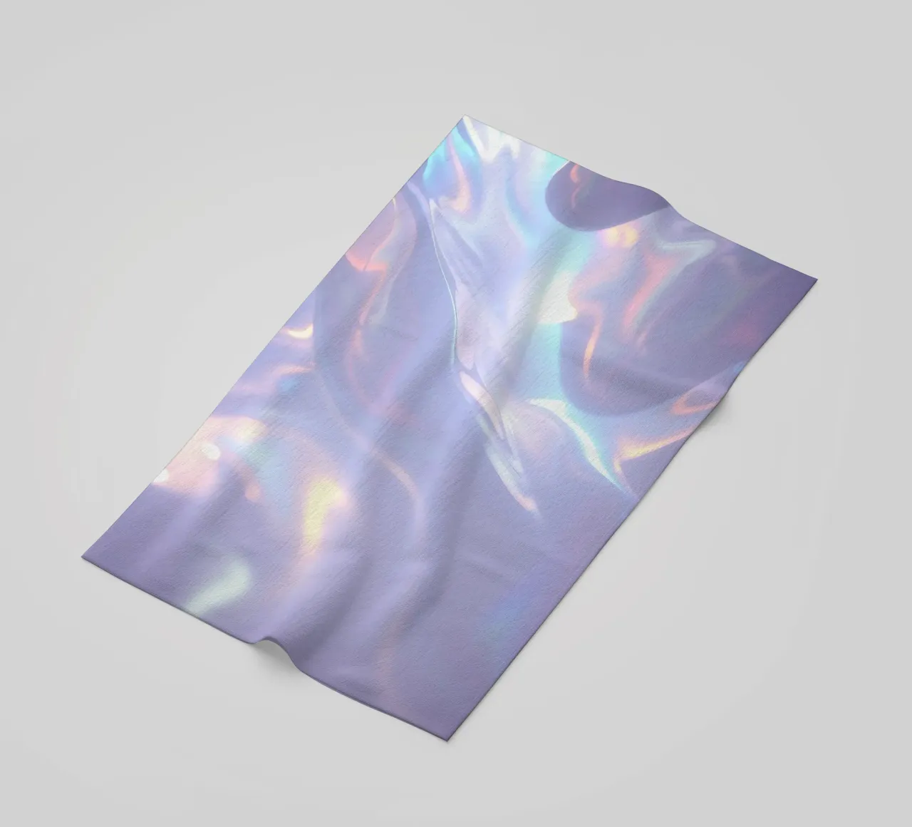 surface reflecting soft colors and patterns beach towel by DesignDoodle