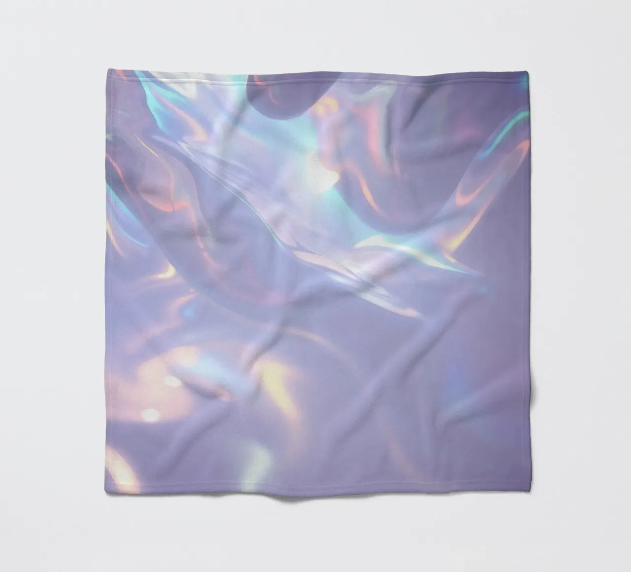 surface reflecting soft colors and patterns fleece blanket by DesignDoodle