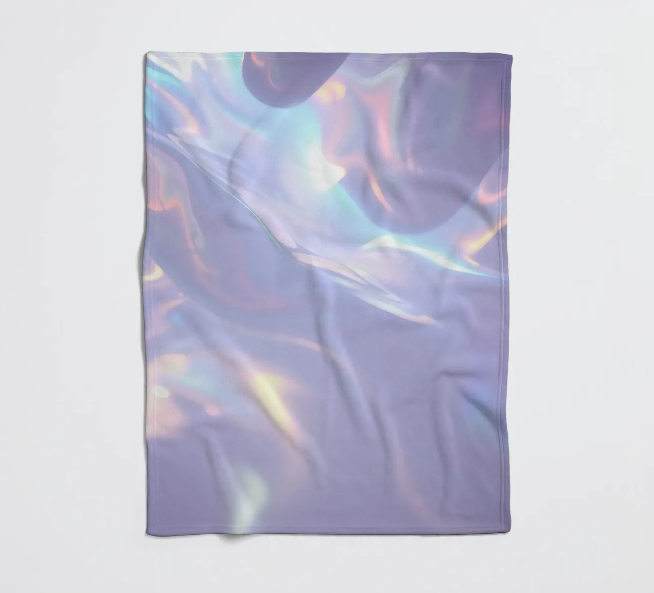 surface reflecting soft colors and patterns fleece blanket by DesignDoodle