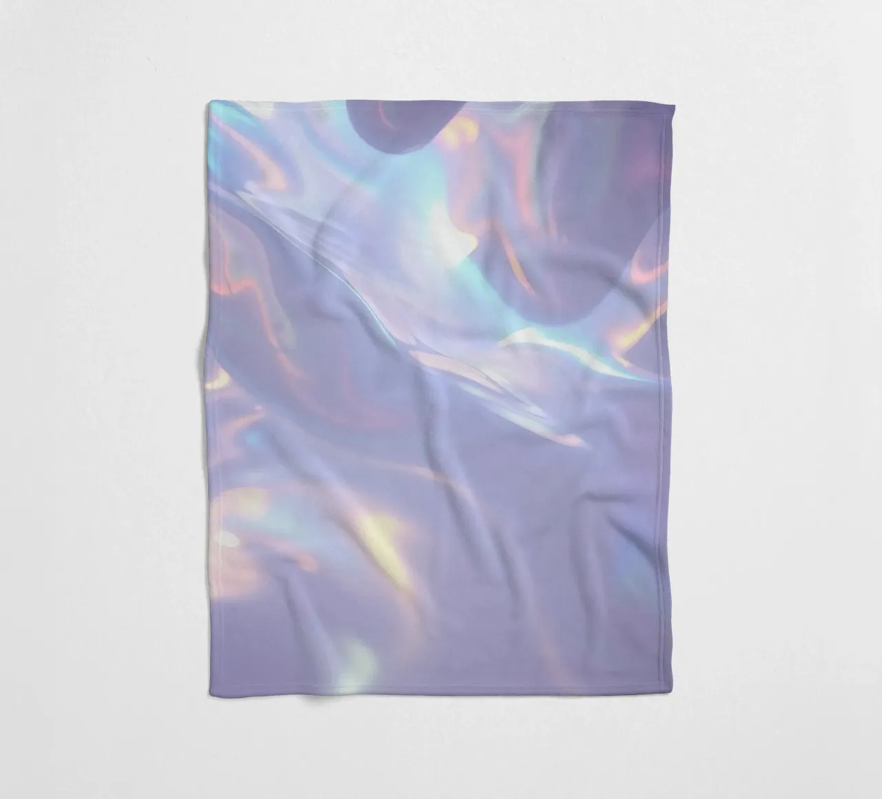 surface reflecting soft colors and patterns fleece blanket by DesignDoodle